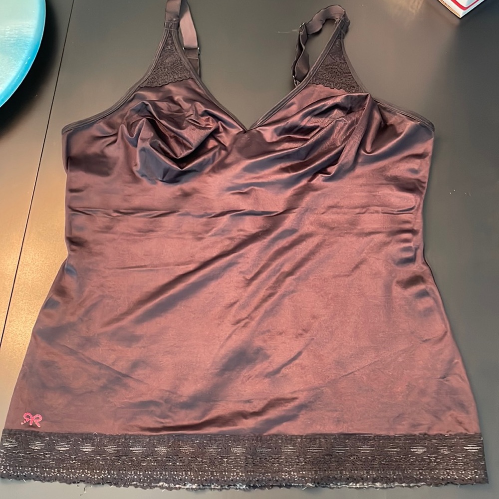 Ruby Ribbon Pin-up Cami in Black